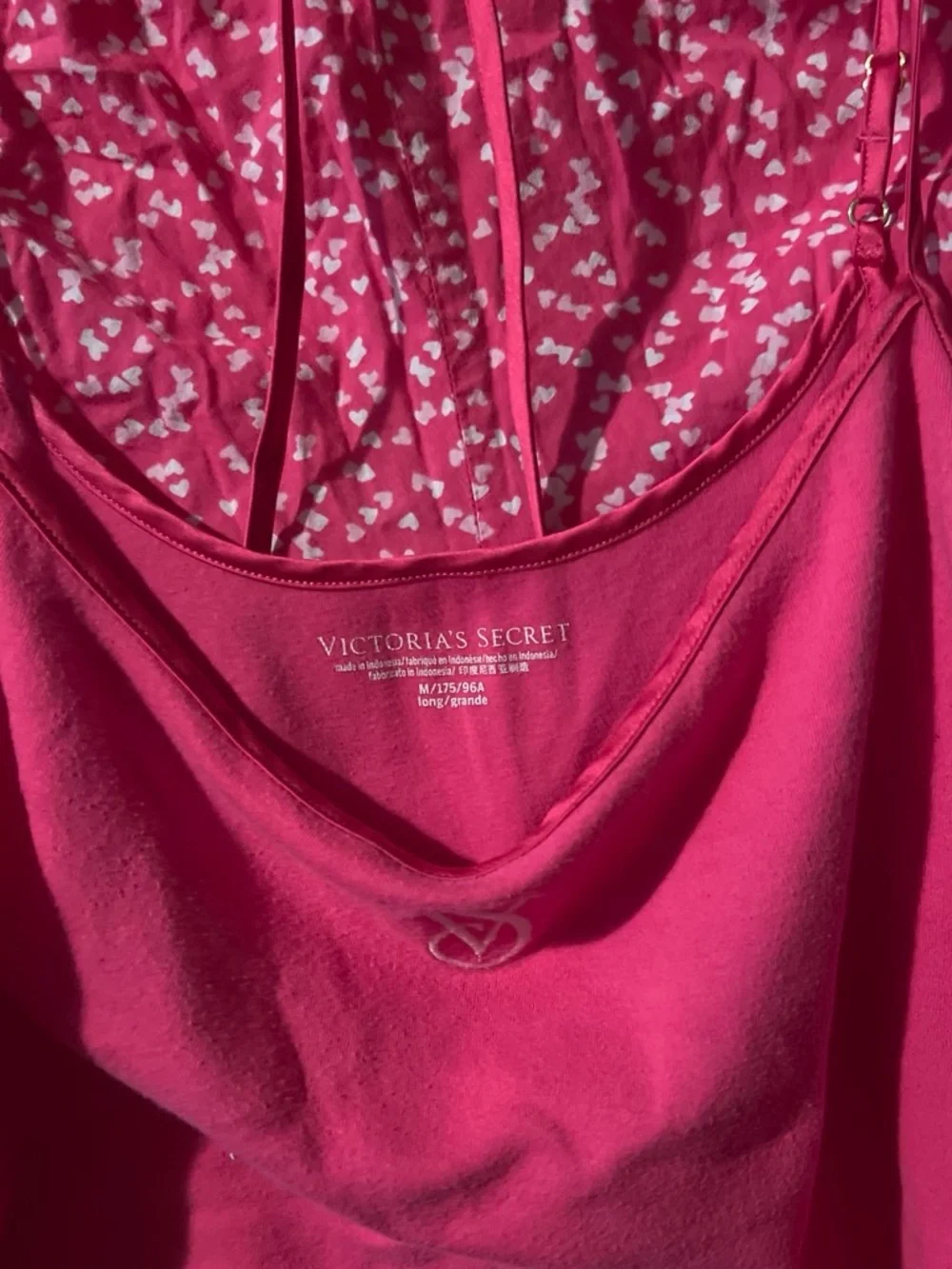 Victoria's Secret Hot Pink Floral-Print Camisole & Pants Sleep Set